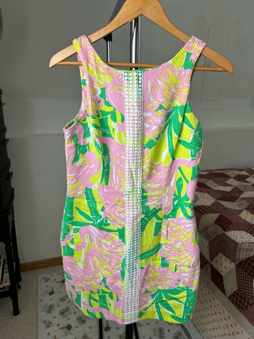 Lilly Pulitzer Flamingo Fan Dance Sheath Dress 2